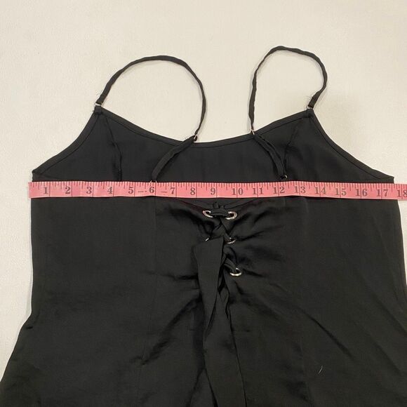 Free People Intimately Black Cami Tank Top Adjustable Straps Size S Small - Picture 4 of 4